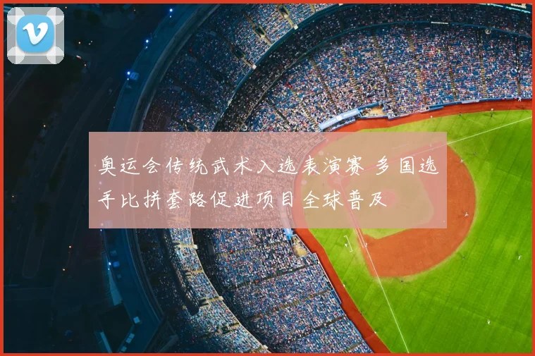 奥运会传统武术入选表演赛 多国选手比拼套路促进项目全球普及